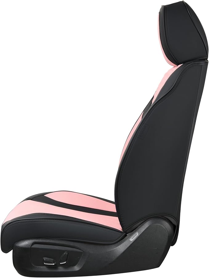 Universal Seat Covers — Front Seat — Pink / Black