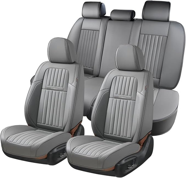 Universal Seat Covers — Full Set — Gray