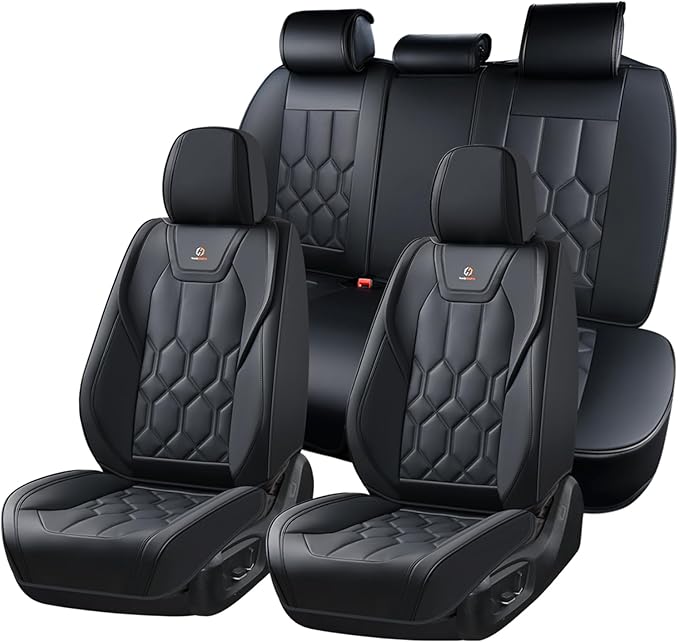 Universal Seat Covers — Full Set — Black