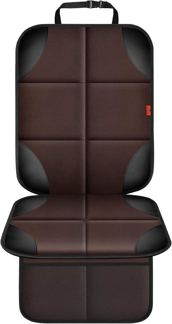 Child Car Seat Protector — Brown