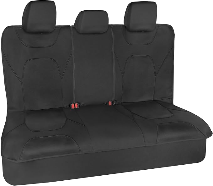 Pet Car Seat Protector — Rear Seat — Black