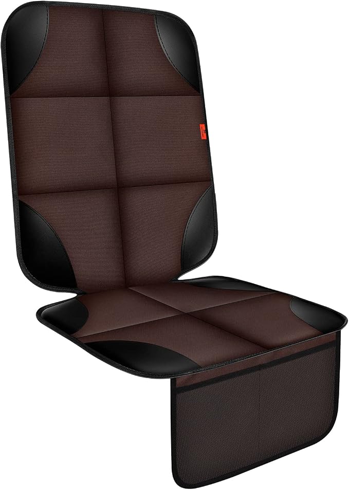 Child Car Seat Protector — Brown