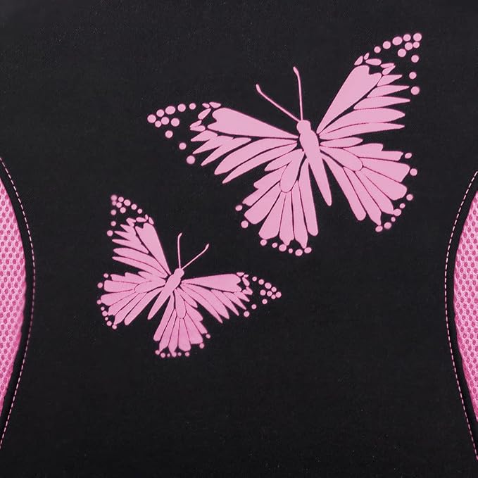 Universal Seat Covers — Full Set — Pink / Black