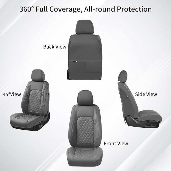 Seat Covers for Chevrolet Silverado / GMC Sierra — Black / Blue
