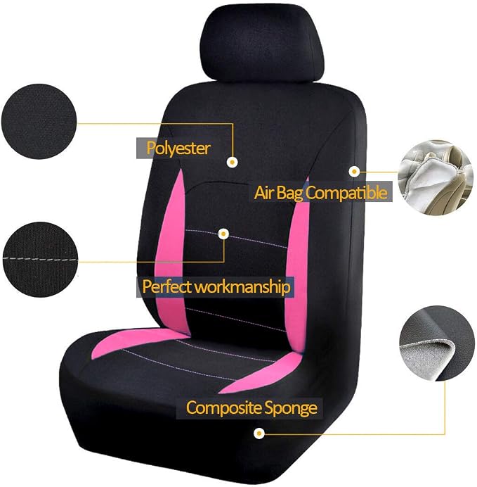 Fabric Car Seat Covers — Front Seat