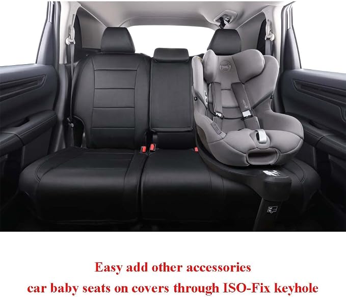 Neoprene Seat Covers for Honda CR-V — Full Set — Black