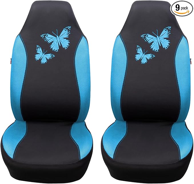 Universal Seat Covers — Front Seat — Blue