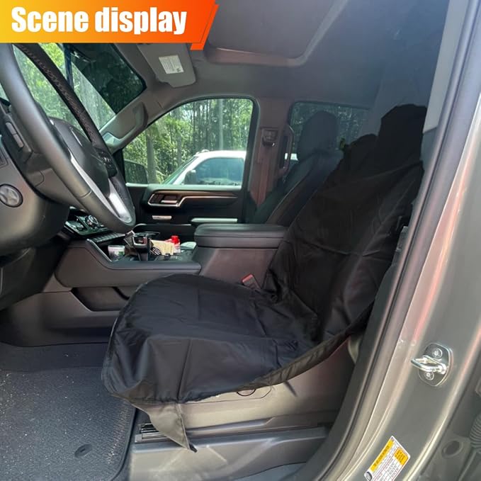 Universal Seat Covers — Front Seat — Black