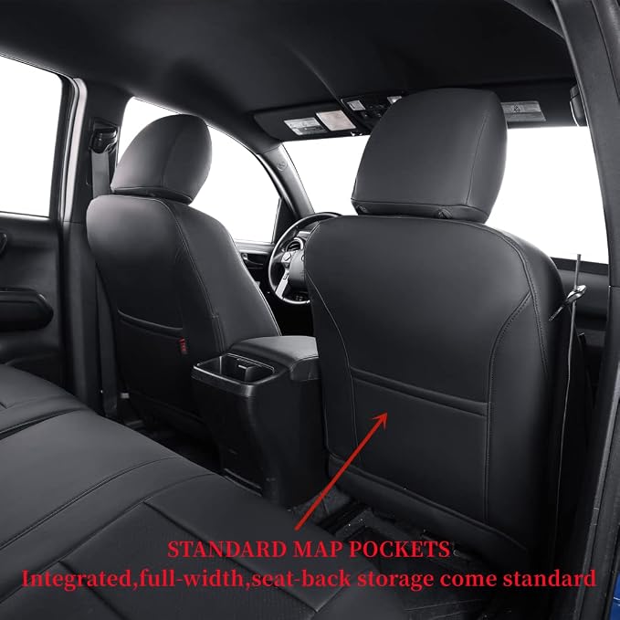 Seat Covers for Toyota Tacoma — Full Set — Black