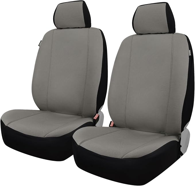 Universal Seat Covers — Front Seat — Gray