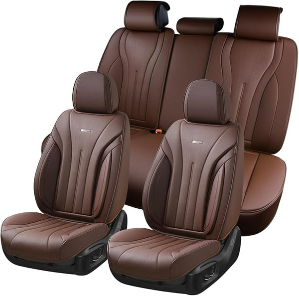 Universal Seat Covers — Full Set — Coffee