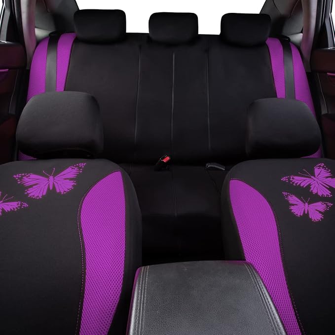 Universal Seat Covers — Full Set — Purple