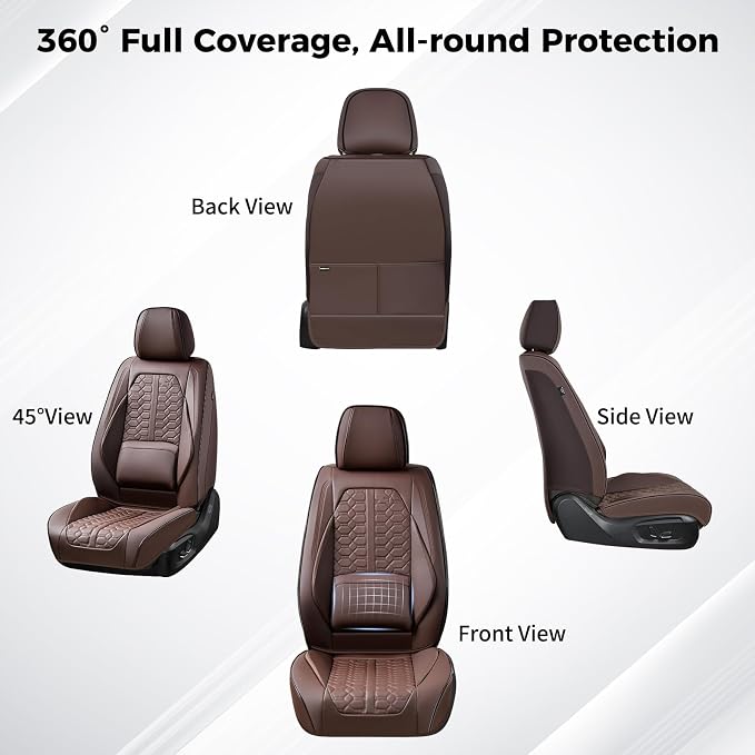 Universal Seat Covers — Front Seat — Coffee