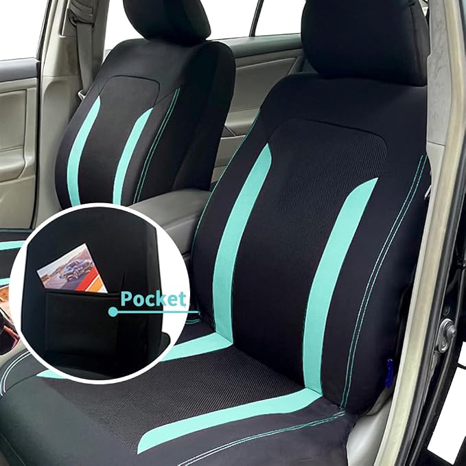 Universal Fabric Seat Covers — Front Seat