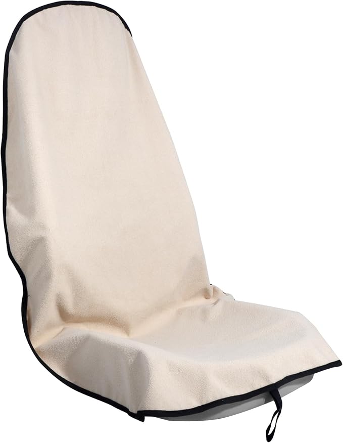 Car Seat Covers — Front Seat — White