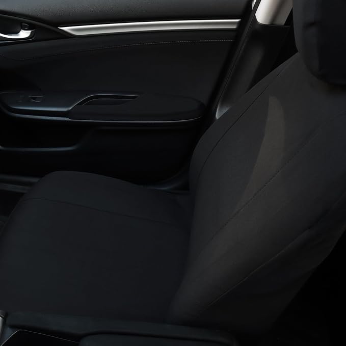 Universal Seat Covers — Front Seat — Black