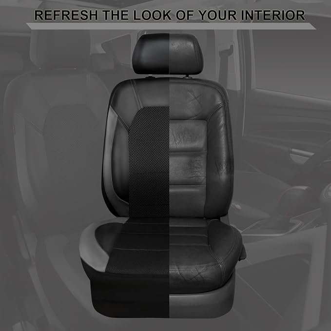 Universal Fabric Seat Covers — Front Seat — Black / Gray