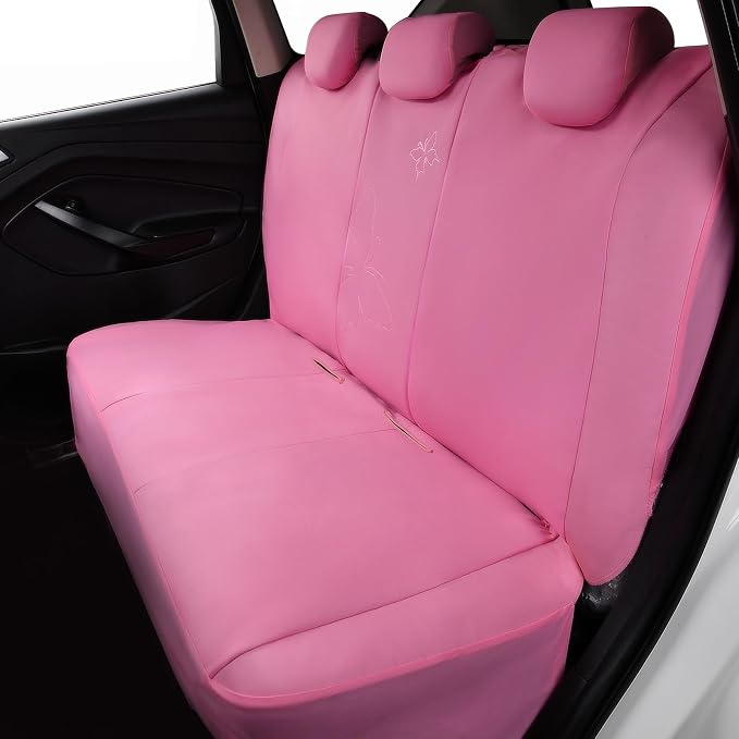Universal Seat Covers — Full Set — Pink