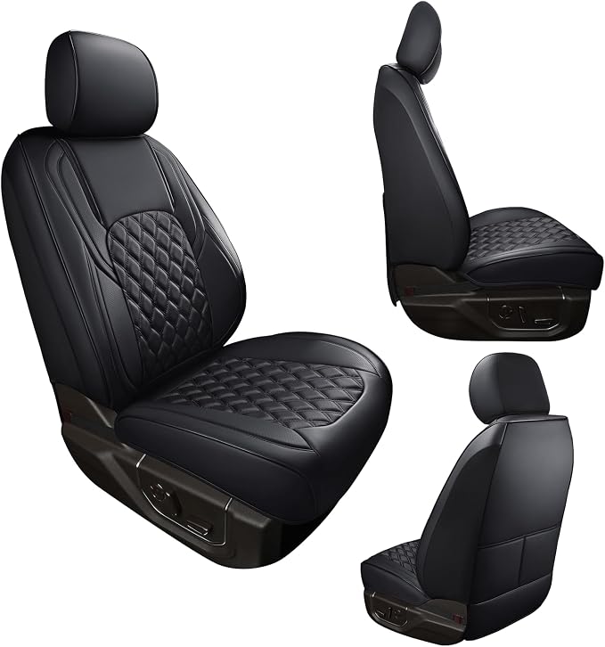 Seat Covers for Toyota Tacoma — Front Seat — Black