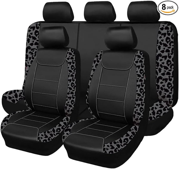 Universal Seat Covers — Gray / Black