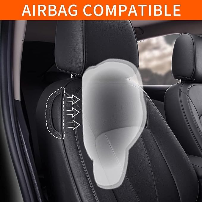 Faux Leather Seat Covers for Mazda3 — Full Set — Black