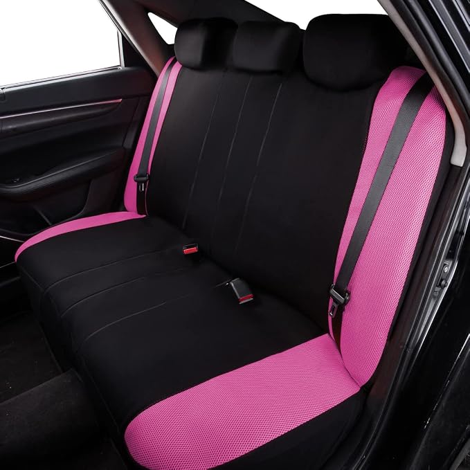 Universal Seat Covers — Full Set — Pink