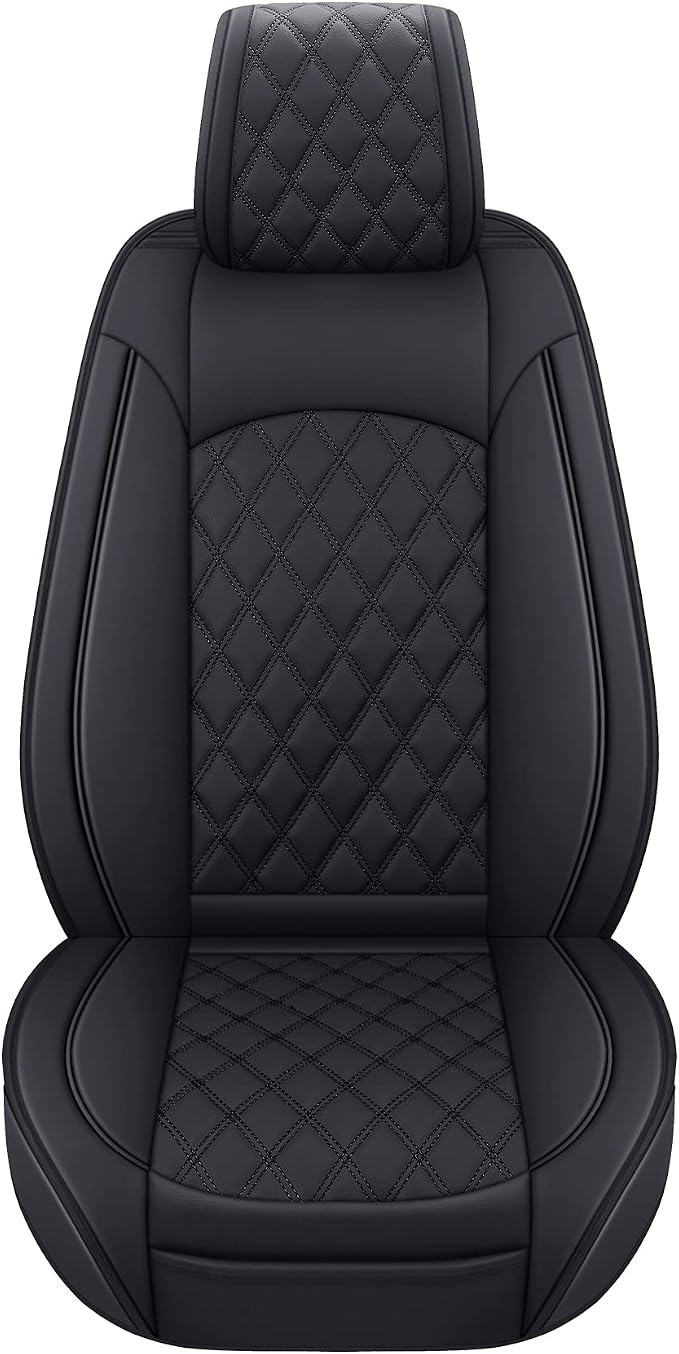 Faux Leather Seat Covers for Toyota Tundra — Full Set — Black