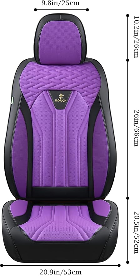 Universal Seat Covers — Front Seat — Purple