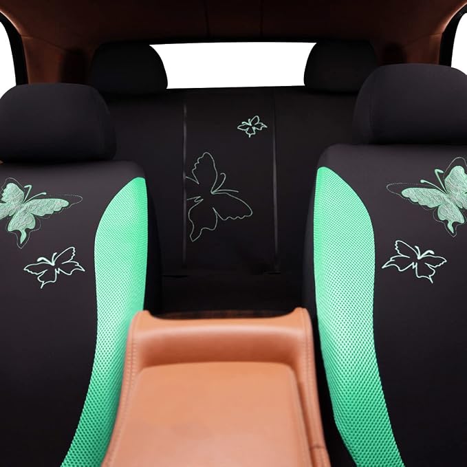 Universal Seat Covers — Full Set — Green