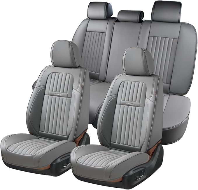 Universal Seat Covers — Full Set — Gray