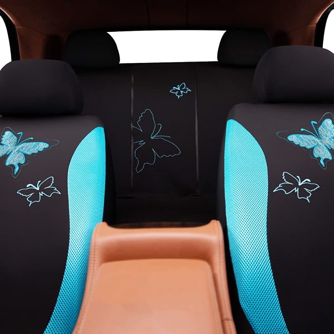 Universal Seat Covers — Full Set — Blue