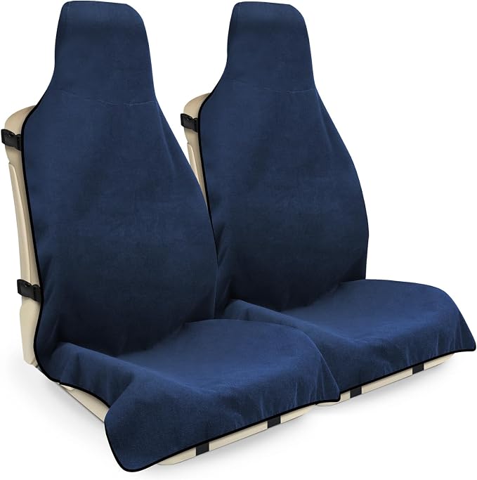 Universal Seat Covers — Front Seat — Navy / Blue