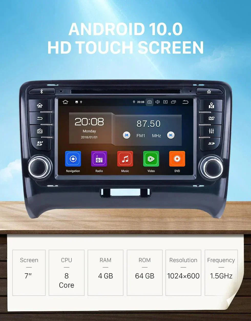 7 inch Android Car Radio 4+64GB For Audi TT 7-inch-android-car-radio-4-64gb-for-audi-tt-auto-parts-5
