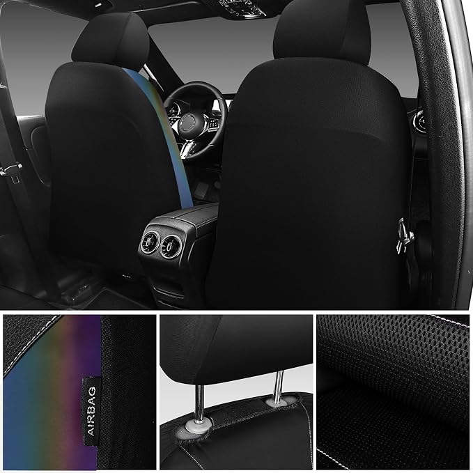 Universal Fabric Seat Covers — Front Seat