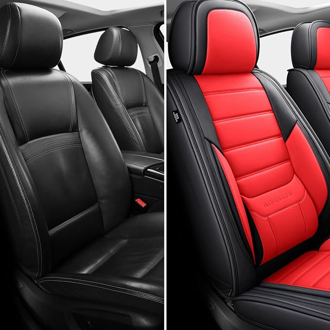 Universal Seat Covers — Front Seat — Red