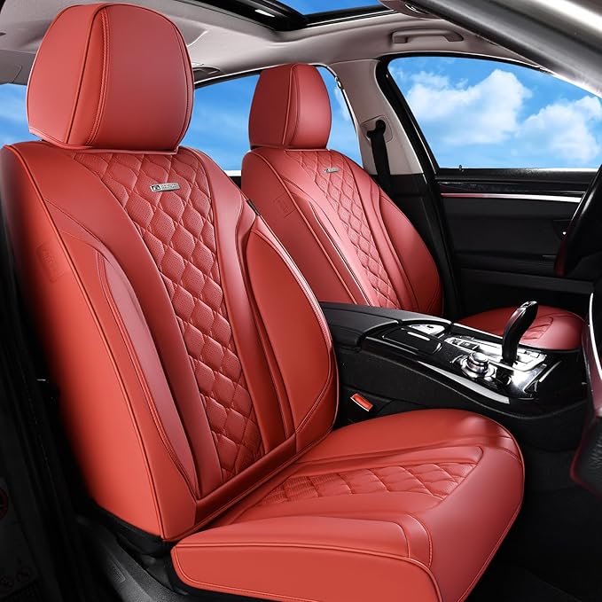 Universal Seat Covers — Front Seat — Red