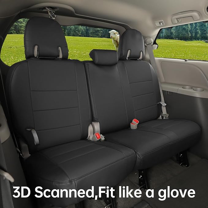 Seat Covers for Toyota Sienna — Full Set — Black