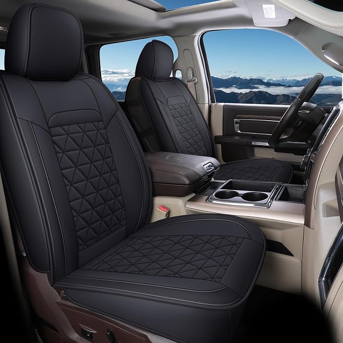Seat Covers for Multiple Vehicles — Full Set — Black