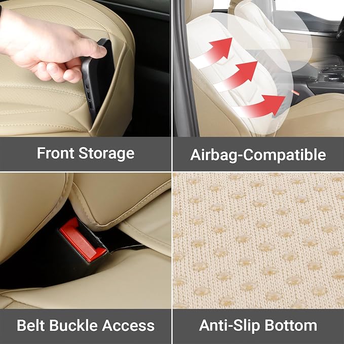Seat Covers for GMC Sierra — Full Set — Beige