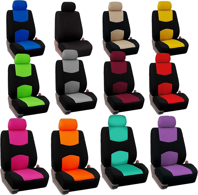 Universal Fabric Seat Covers — Front Seat