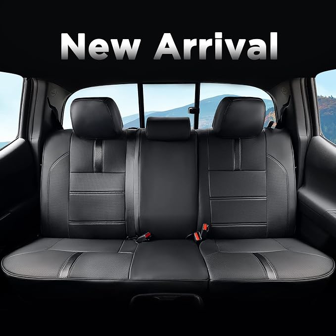 Seat Covers for Toyota Tacoma — Full Set — Black