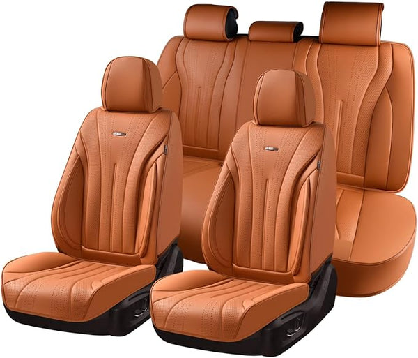 Universal Seat Covers — Full Set — Brown