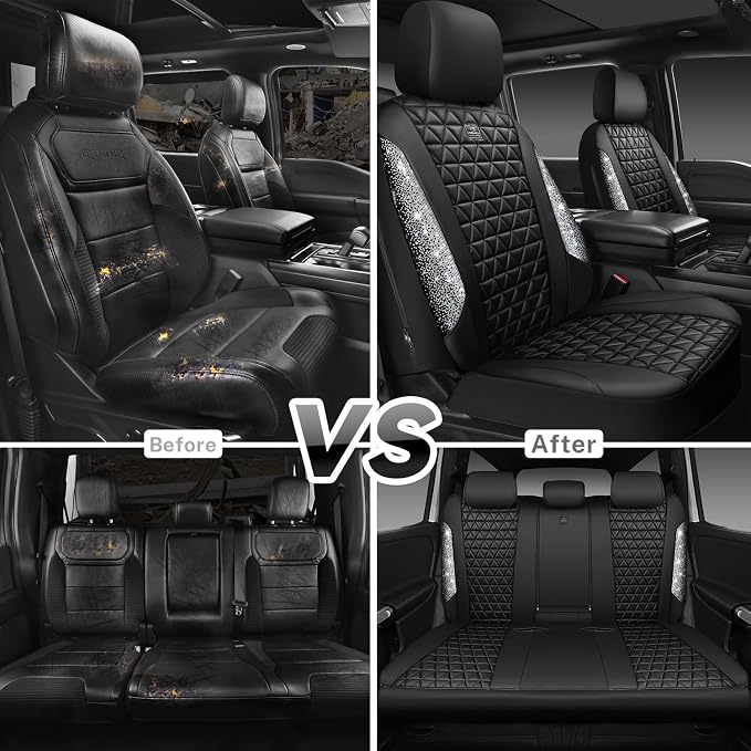 Universal Seat Covers — Black