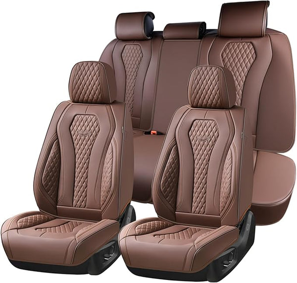 Universal Seat Covers — Full Set — Coffee