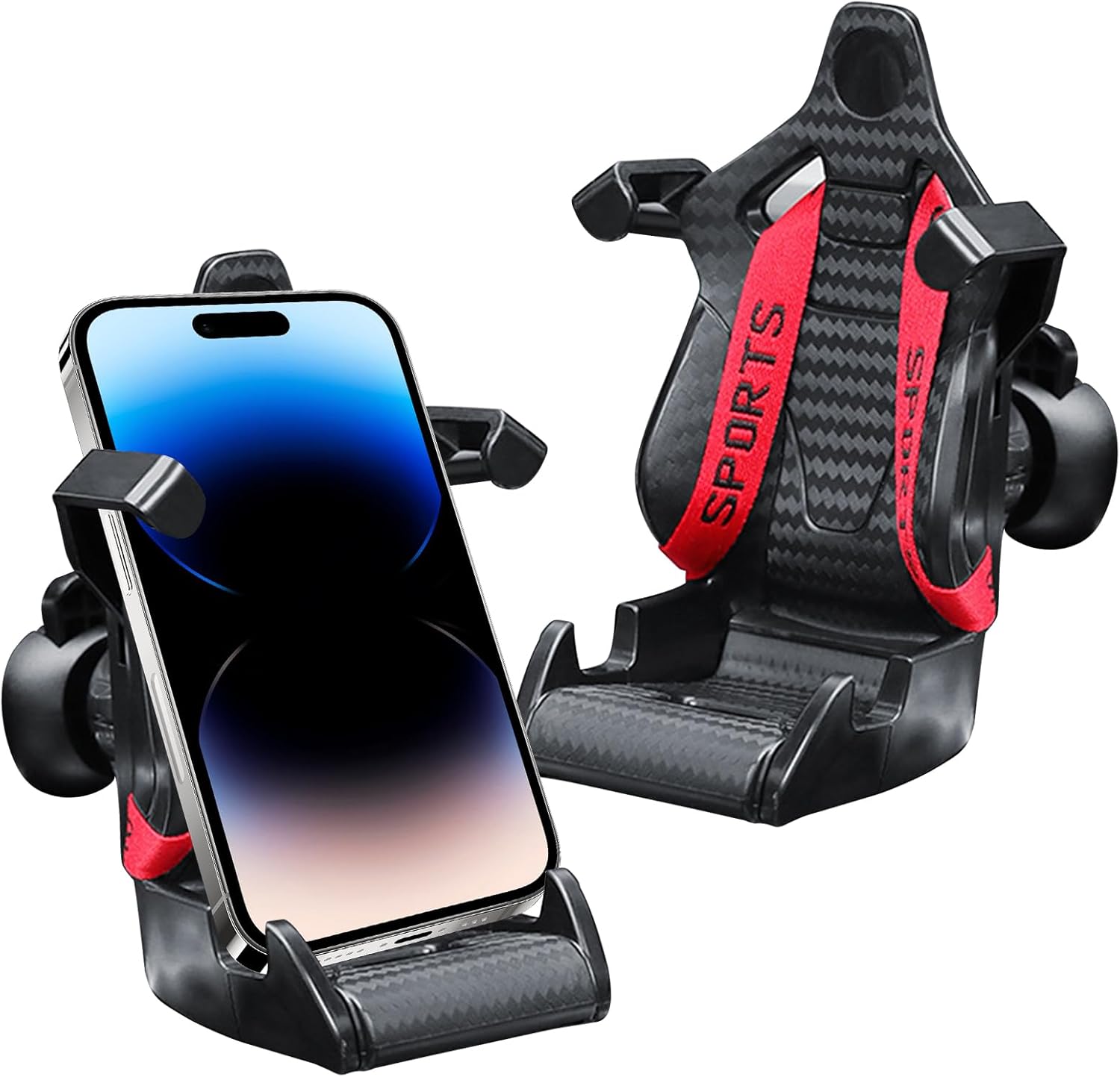 Racer Modified Car Phone Holder, Universal Air Vent Mount Bracket