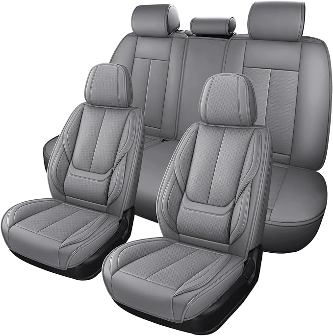 Universal Seat Covers — Full Set — Gray