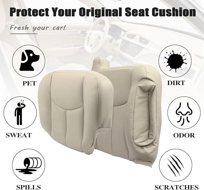 Replacement Seat Upholstery — Tan