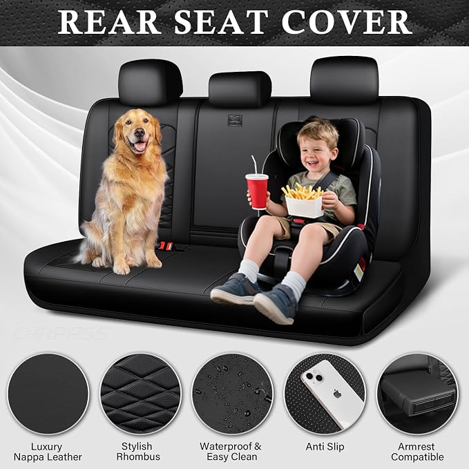 Universal Seat Covers — Black