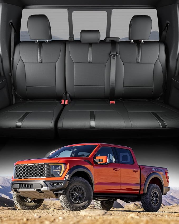 Seat Covers for Ford F-150 — Rear Seat — Black