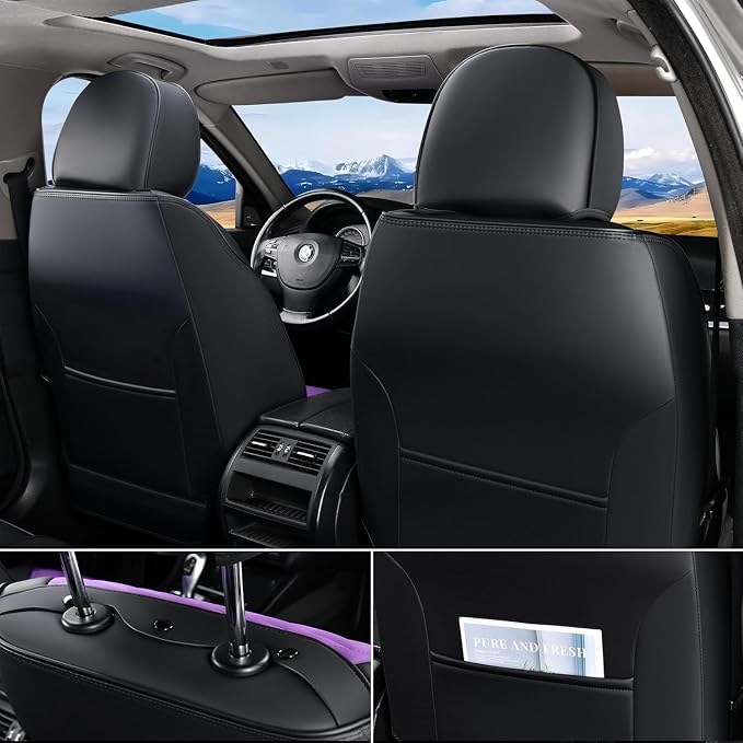 Universal Seat Covers — Front Seat — Purple